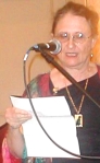 Mary Turzillo reads (and performs) her humorous poem,'The Editors Regret.'